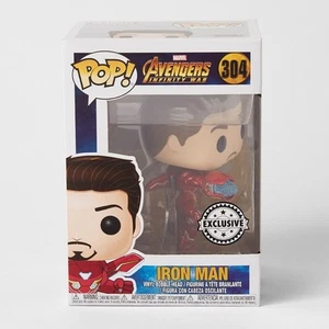 Figura de vinilo Funko Pop Marvel Avengers Iron Man exclusivo desenmascarado #304 - Imagen 1 de 1