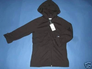 LIZ WEAR brauner Hoodie Pullover mit durchgehendem Reißverschluss Rollärmel XS  - Bild 1 von 1