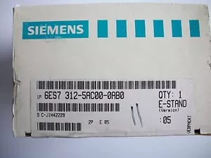 SIEMENS 6ES7 312-5AC00-0AB0 ``NUOVO``` NUOVO CON SCATOLA SPEDIZIONE VELOCE - Foto 1 di 1