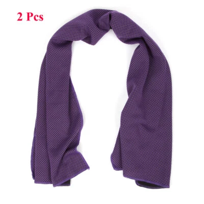 2 Pack Cooling Towel Neck Wrap Towel Running Jogging Gym Chilly Pad Sports Yoga - Image 1 of 4