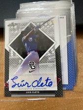 	2016 Leaf Perfect Game National Showcase Autographs Black #BA096 Luis Cleto/50