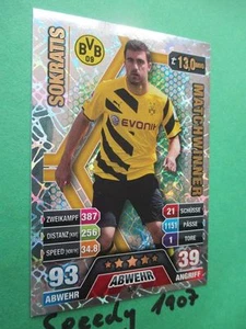 Topps Match Attax 14 15 Matchwinner Sokratis Dortmund 336 2014 2015  - Imagen 1 de 1