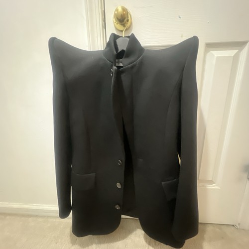 Autentica Giacca Cappotto Blazer Nero Balenciaga