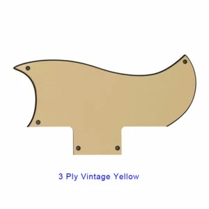 For US Gibson SG‘61 Reissue Guitar PickGuard Scratch Plate , 3ply Vintage Yellow - Picture 1 of 2