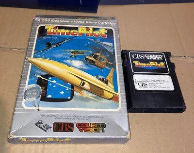 ColecoVision TIME PILOT 198 Cartridge Game boxed CBS Coleco Vision Electronics - Immagine 1 di 4
