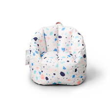 Big Joe Milano Kid's Bean Bag Chair,  Terazzo Lenox, Durable Woven Polyeste