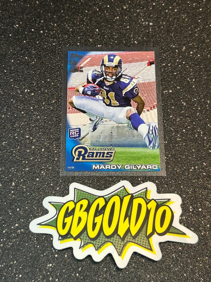 2010 Topps - #264 Mardy Gilyard (RC) Black /55 Rams - Image 1 of 2