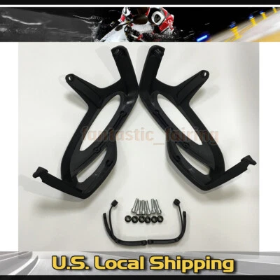 Black Engine Guard Crash Bar Protector Fit BMW R1200RT R1200GS R1200R R1200S RT - Image 1 of 4