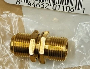 Gold F-81 with Nut & Washer, BRAND NEW - Picture 1 of 3