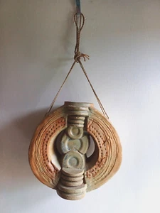 Colgante de pared de cerámica brutalista Bernard Rooke años 70. Firmado. - Imagen 1 de 8