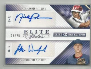 2015 Elite Extra Edition Nick Plummer & Jake Woodford Dual Autograph #ed 25 / 25 - Picture 1 of 1