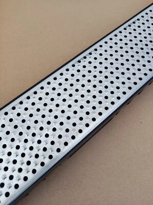 2D Entwässerungsrinne Kl.A15  Stahl verzinkt H55 mm  Bodenablauf Terrassenrinne - Bild 1 von 4