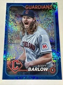 2024 Topps Update Scott Barlow PURPLE FOIL /799 Guardians US42 - Picture 1 of 2