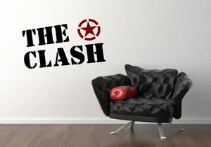 The Clash - Vinyl Decorative Wall Stickes Decal Decor Many colours High Quality - Picture 1 of 2