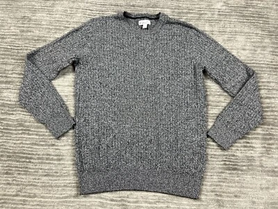 Kim Rogers Sweater Womens Large Gray Ribbed Knit Pullover Long Sleeve Casual - Image 1 of 4