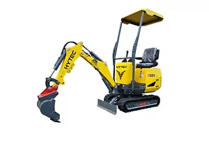 HYTEC F800 Minibagger - Diesel - MS01 - Schaufelpaket - Bild 1 von 18
