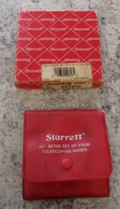 STARRETT TELESCOPING GAGES S579GZ -4- PCS SET IN BOX EDP 52616 - Picture 1 of 13