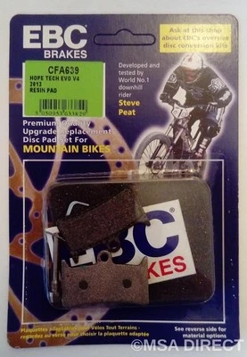EBC Harz (Grün) Mountainbike Bremsbeläge Für Hope Tech Evo V4 2013 - Bild 1 von 2