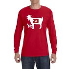 Chicago Bulls Michael Jordan Scottie Pippen Goats Long sleeve shirt