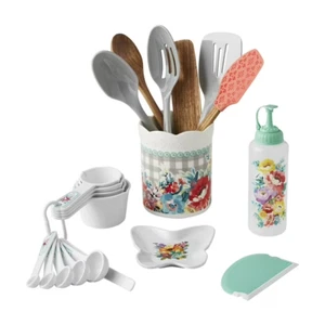 THE PIONEER WOMAN 20 PIECE KITCHEN GADGET SET, SWEET ROMANCE *NEW - Picture 1 of 7