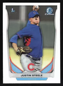 2014 Bowman Draft #CDP120 Justin Steele Refractor RC Card TCCCX - Picture 1 of 2