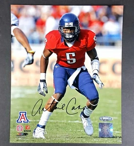 Antoine Cason Auto Signed 8x10 Tri-Star Hologram Wildcats Chargers Cardinals - Picture 1 of 1
