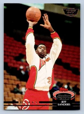 Jeff Sanders 1992-93 Stadium Club Members Only #336 Atlanta Hawks  - Image 1 of 2