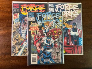 FORCE WORKS #1, 2, 3 Marvel Comics Iron Man 1994 NM Pop-Up cover - Picture 1 of 7