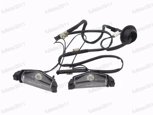 Pair Rear Number License Plate Lamp Light Assembly For Mazda 2 2008-2015 - Picture 1 of 3