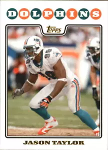 2008 Topps Gold Foil  # 214 Jason Taylor  DOLPHINS J10376  - Picture 1 of 1