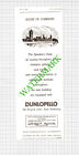 House of Commons Dunlopillo Advert - 1950 Cutting