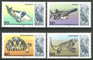 ANIMALS MNH fauna Zoo 1977 West Germany Berlin aquarium, reptils fish dinosaurs - Picture 1 of 1