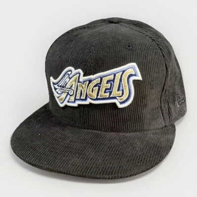 Los Angeles Angels New Era 59Fifty Just Caps Drop 18 Fitted Hat Mens Sz 7 3/4 - Image 1 of 4