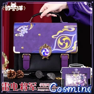 Genshin Impact Raiden Shogun Messenger Bag Shoulder Bag Backpack Anime - Picture 1 of 5
