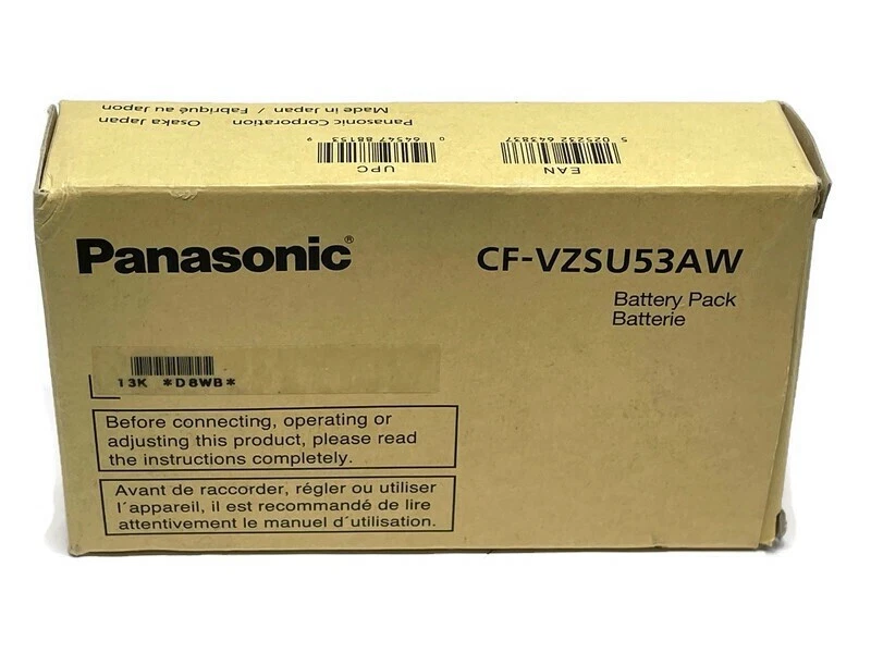 Batería Panasonic CF-VZSU53AW CF-VZSU53W 3400mAh 7.2V 2.9AH 23Wh Foto 1 de 3