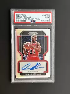 2021 Prizm Dennis Rodman #SGDRM PSA 9 Silver Auto - Picture 1 of 2