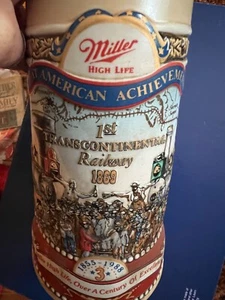Miller High Life "Great American Achievements" 1st Transcontinental Railway - Bild 1 von 2