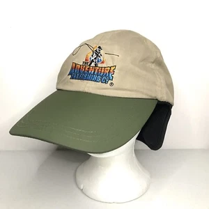 The Adventure FlyFishing Co. Long Bill Fishing Cap Hat Lined Adjustable Green OS - Picture 1 of 13