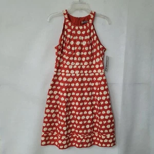 Robe femme Eliza J 6 poches évasées imprimé rouge sans manches dos zippé doublé - Photo 1/16