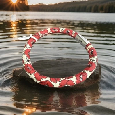 Brighton Bracelet Woodstock Single Poppy Flower NWT - Image 1 of 4