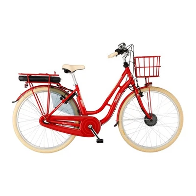 FISCHER City E-Bike Cita Retro 2.0 rot RH 48 cm 28 Zoll 418 Wh Rücktritt E-Rad - Bild 1 von 4