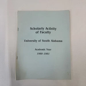 Attività accademica della facoltà - Università dell'Alabama meridionale - 1980-1981 - Foto 1 di 4