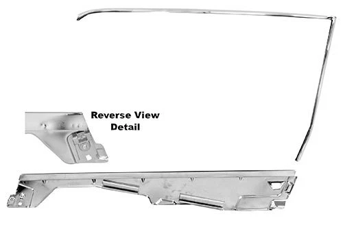 Kit de marco de ventana de puerta para Ford Mustang 1965-66 cupé - derecha Foto 1 de 1