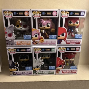 LOT Funko Pop Heroes Sonic The Hedgehog DC COMPLETE SET 591 592 593 594 595 596 - Bild 1 von 4