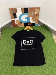 Vintage Dolce & Gabbana Intimo T-shirt Multilogo Size s - Picture 1 of 6