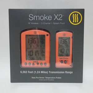 Thermoworks Smoke X2 2 Channel Long Range Pro-Series Temp Probes RF Wireless - Picture 1 of 8