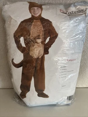 Plush Warm Kangaroo w/ Pouch Halloween Costume Play Child Small With Joey Plush - Photo 1/3