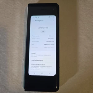 Samsung Galaxy Z Fold 512GB SM-F900U Phantom Silver AT&T - Picture 1 of 6