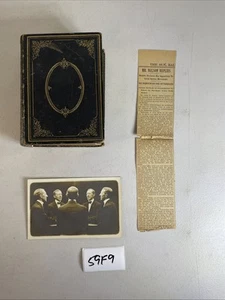 Holy Bible Inscribed Old New Testament Postcard Newspaper Clipping 59F9 - Picture 1 of 10