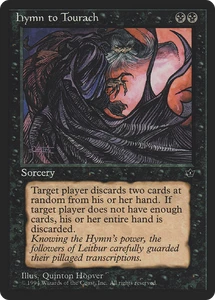Hymn to Tourach (Hoover) (HP) Fallen Empires FEM Magic MTG - Picture 1 of 1